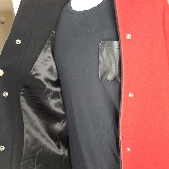 Vintage Sears woolblend long winter coat mao collar - Picture 6 of 8